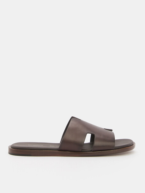 Мужские шлепанцы MAISON DAVID, Артикул TM3352F-1L, темно-коричневый | 4591819. Ракурс 1
