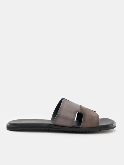 Мужские шлепанцы MAISON DAVID, Артикул TM3352F-3R, бежевато-серый | 4592014. Ракурс 1