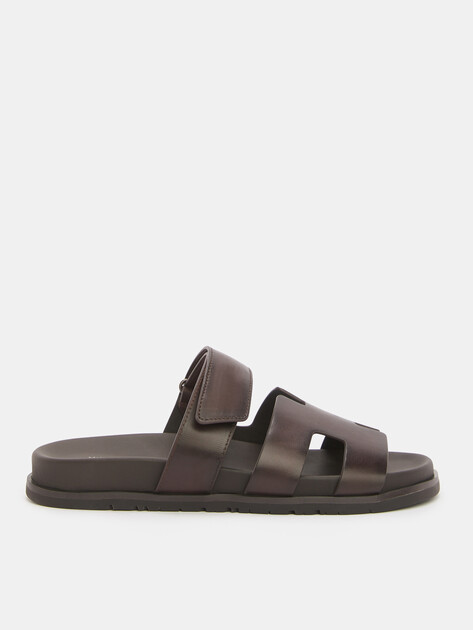 Мужские шлепанцы MAISON DAVID, Артикул TM3370F-1, шоколадный | 4592176. Ракурс 1