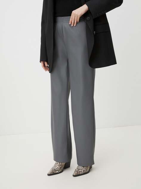 Женские прямые брюки MAISON DAVID, Артикул CAROLE, серый | 4596442. Ракурс 1