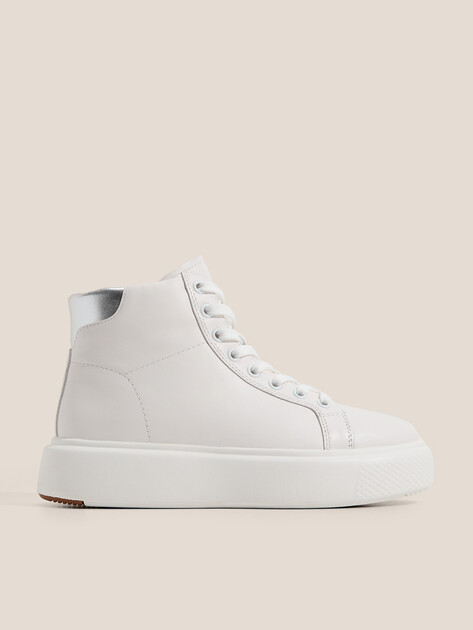 Женские высокие кеды TENDANCE, Артикул HC2208X-51, белый | 4597854. Ракурс 1
