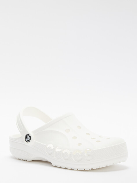 Сланцы CROCS BAYA CLOG, Артикул 10126, белый | 4601355. Ракурс 1 Сланцы CROCS BAYA CLOG, Артикул 10126, белый | 4601355. Ракурс 1
