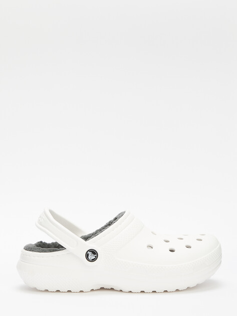 Сланцы CROCS CLASSIC LINED CLOG, Артикул 203591, белый | 4601581. Ракурс 1 Сланцы CROCS CLASSIC LINED CLOG, Артикул 203591, белый | 4601581. Ракурс 1