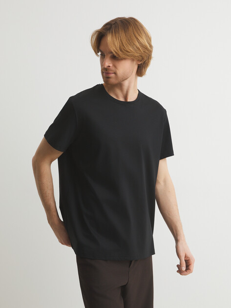 Мужская футболка MAISON DAVID, Артикул SIMON_SG528, черный | 4605829. Ракурс 1