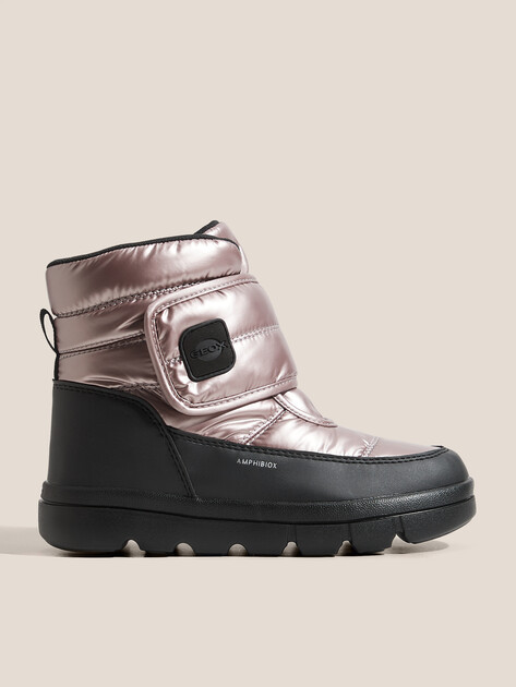 Детские дутики GEOX J WILLABOOM GIRL B A, Артикул J46HWC, пыльно-розовый | 4608419. Ракурс 1