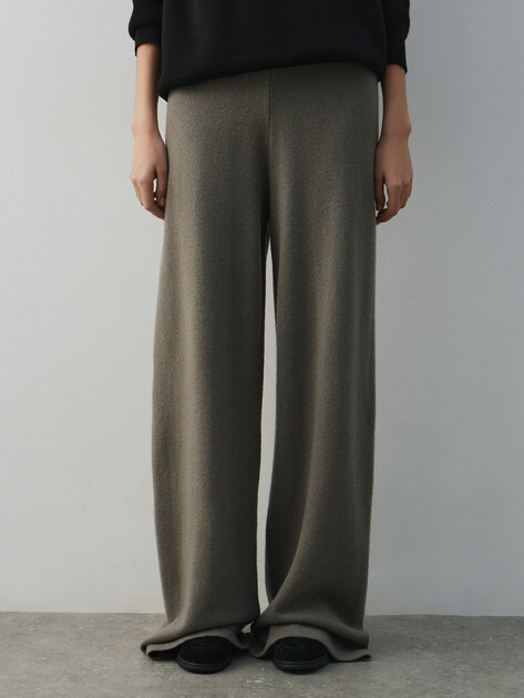 Женские широкие брюки  MAISON DAVID, Артикул FL8775, коричнево-серый | 4615424. Ракурс 1