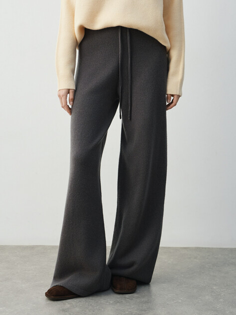 Женские широкие брюки  MAISON DAVID, Артикул FL8775, темно-серый | 4615431. Ракурс 1