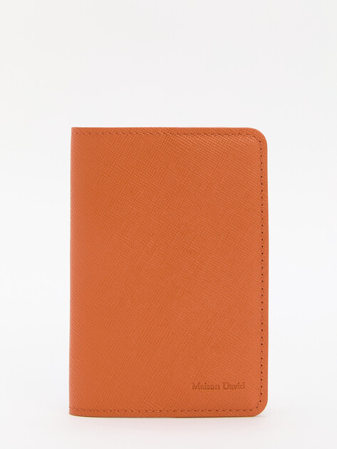 Обложка для паспорта MAISON DAVID, Артикул DAFNA, апельсиновый | 4621375. Ракурс 1