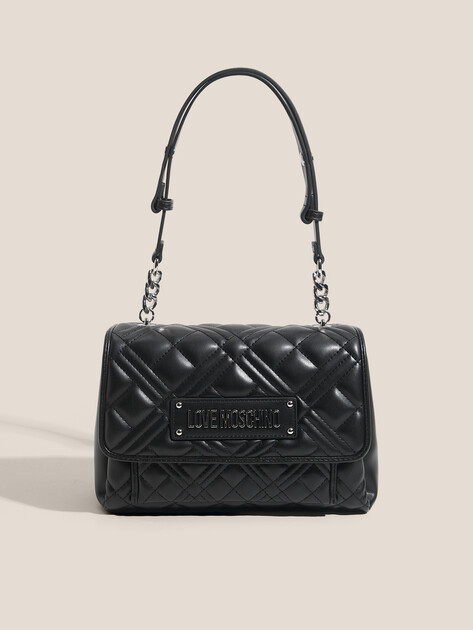 Женская сумка  LOVE MOSCHINO QUILTED BAG, Артикул JC4109PP FW25, черный | 4623859. Ракурс 1