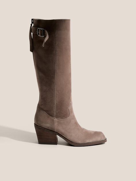 Высокие казаки TENDANCE, Артикул CLF973K-01, пыльно-коричневый | 4625296. Ракурс 1