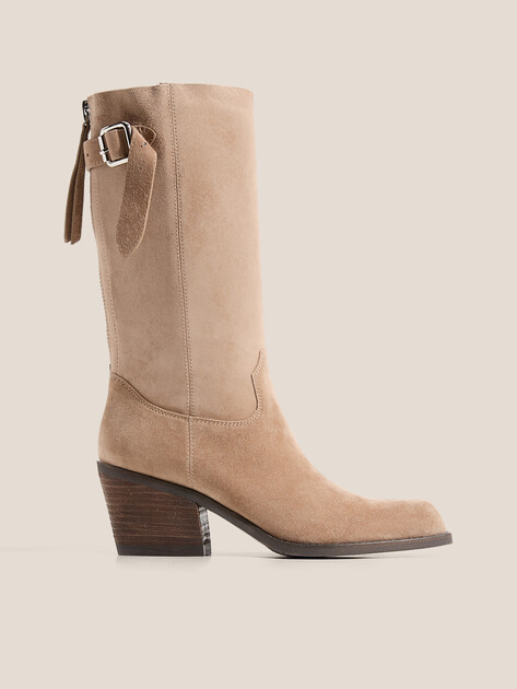 Высокие казаки TENDANCE, Артикул CLF973K-04, пыльно-бежевый | 4625313. Ракурс 1