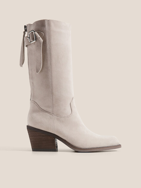 Высокие казаки TENDANCE, Артикул CLF973K-04, бледно-серый | 4625345. Ракурс 1
