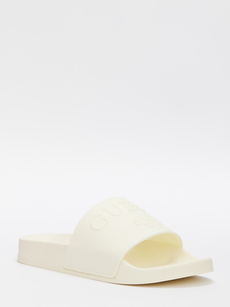 Женские сланцы GUESS SLIPPERS, Артикул E5GZ07BB00F, молочно-белый | 4625378. Ракурс 1 Женские сланцы GUESS SLIPPERS, Артикул E5GZ07BB00F, молочно-белый | 4625378. Ракурс 1