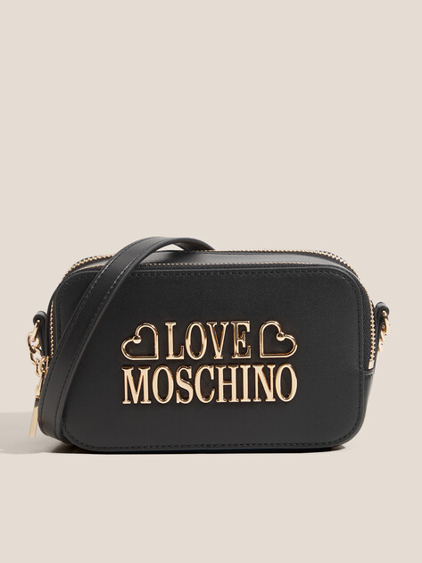 Кросс-боди LOVE MOSCHINO LOVELY LOVE, Артикул JC4333PP FW25, черный | 4633985. Ракурс 1