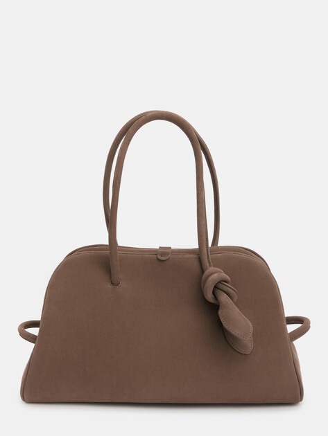 Женский тоут MAISON DAVID, Артикул NATALY, пыльно-коричневый | 4638138. Ракурс 1