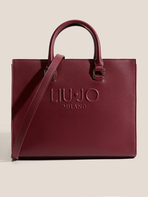 Женский тоут LIU∙JO SHOPPING BAG, Артикул AF5149, винный | 4638869. Ракурс 1