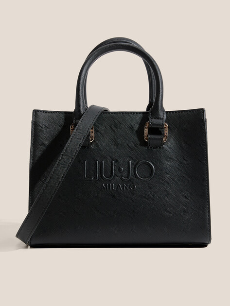 Женская сумка  LIU∙JO LEATHER BAG, Артикул AF5150, черный | 4639529. Ракурс 1