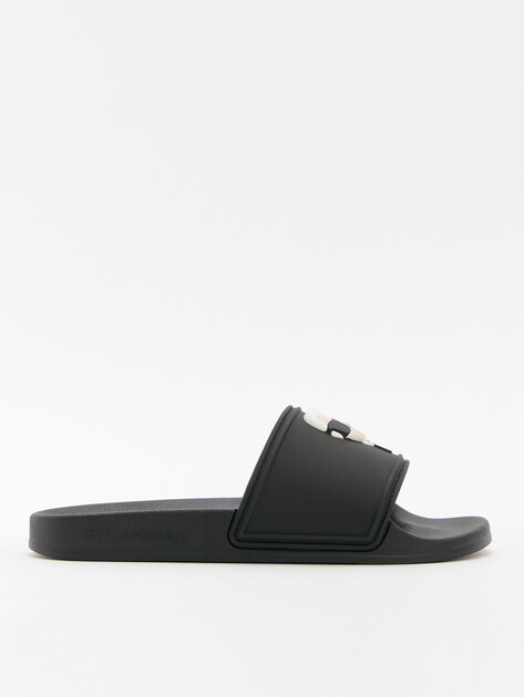 Женские сланцы KARL LAGERFELD KONDO 2.0 Karl NFT Slide, Артикул KL80905A, черный | 4643643. Ракурс 1
