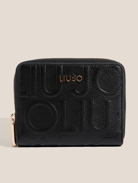 Женский кошелёк LIU∙JO M ZIP AROUND, Артикул AF5156, черный | 4643933. Ракурс 1