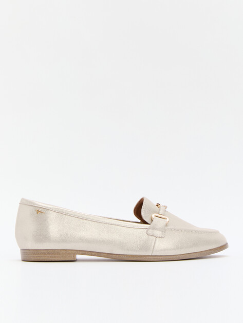 Женские лоферы TAMARIS SANDRINA, Артикул 1-24240-44 (K), серебристо-золотой | 4644052. Ракурс 1