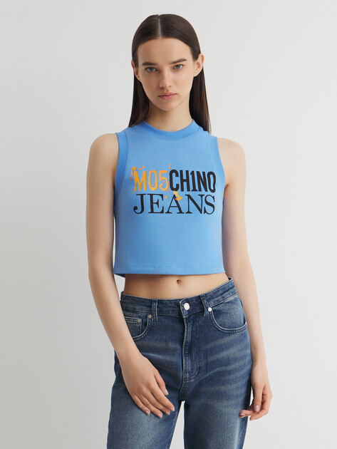 Топ MO5CH1NO JEANS URBAN, Артикул 1213, голубой | 4644415. Ракурс 1 Топ MO5CH1NO JEANS URBAN, Артикул 1213, голубой | 4644415. Ракурс 1