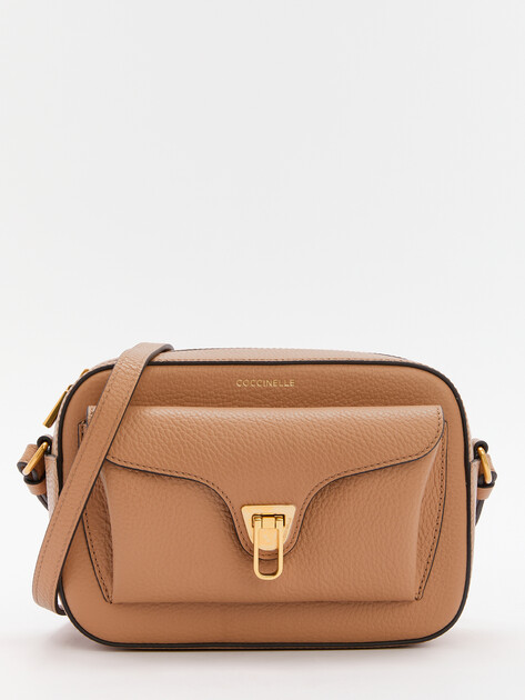 Кросс-боди COCCINELLE HANDBAG GRAINED LEATHER, Артикул E1 MF6 15 02 01, темно-бежевый | 4648179. Ракурс 1