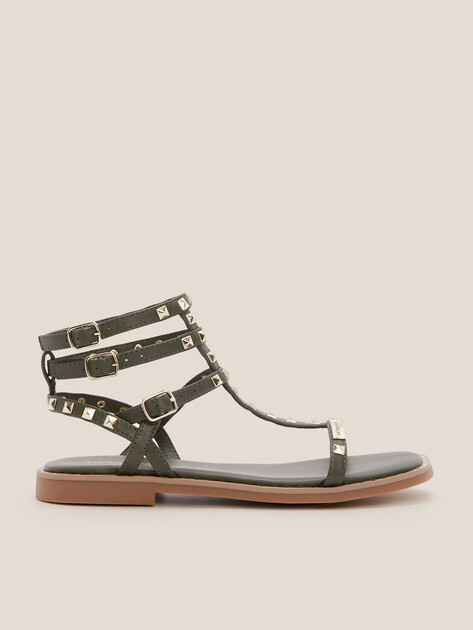 Женские сандалии LES TROPEZIENNES, Артикул CORALIE, хаки | 4650619. Ракурс 1