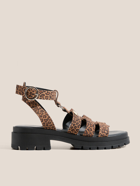 Женские сандалии LES TROPEZIENNES, Артикул TOBOLEO, леопардовый принт | 4650635. Ракурс 1