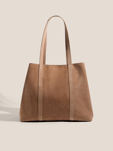 Женский шоппер MAISON DAVID, Артикул EMMA, бежевый | 4661362. Ракурс 1