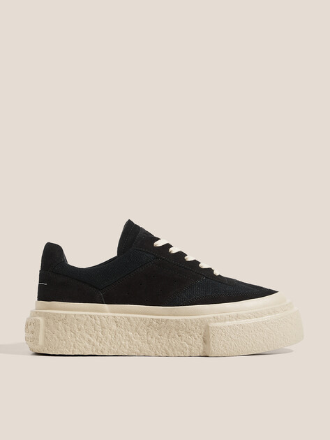 Кеды MM6 MAISON MARGIELA SNEAKERS SH1WS0013 ЧЕРНЫЙ - купить в