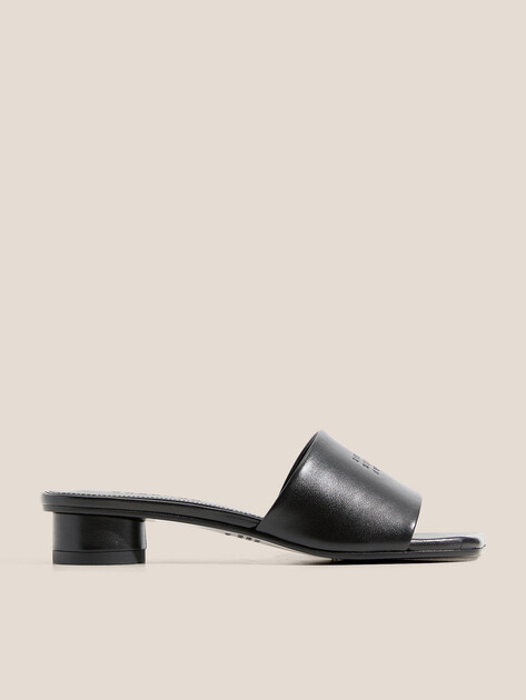 Женские мюли MM6 MAISON MARGIELA SANDAL, Артикул S66WP0109, черный | 4668037. Ракурс 1