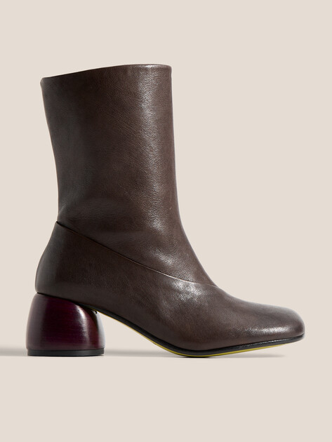 Ботильоны ERNESTO DOLANI ONICE, Артикул 9DONI01, темно-коричневый | 4677696. Ракурс 1