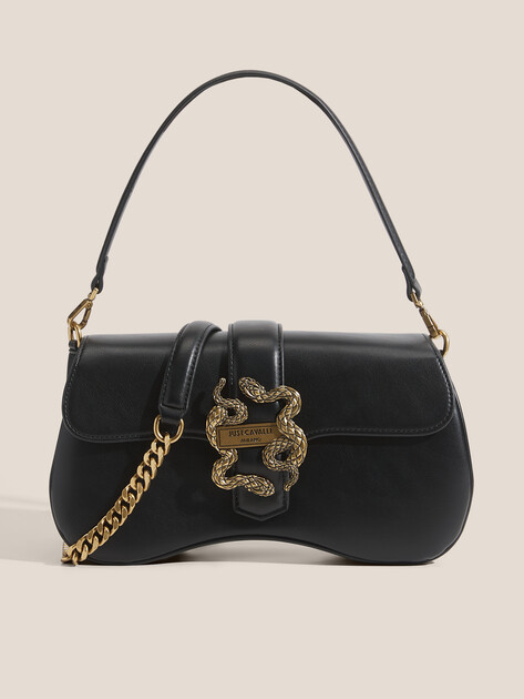 Женская сумка  JUST CAVALLI JC A _ ICONIC SNAKES - STYLE 1, Артикул 79RA4BA1, черный | 4689101. Ракурс 1