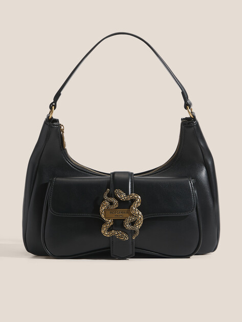 Женская сумка  JUST CAVALLI JC A _ ICONIC SNAKES - STYLE 4, Артикул 79RA4BA4, черный | 4690420. Ракурс 1