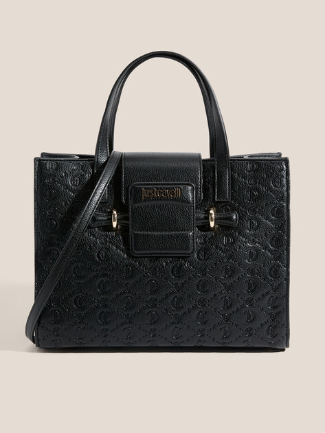 Женский тоут JUST CAVALLI JC G_ALL OVER GOTHIC- STYLE 5, Артикул 79RA4BG5, черный | 4691093. Ракурс 1