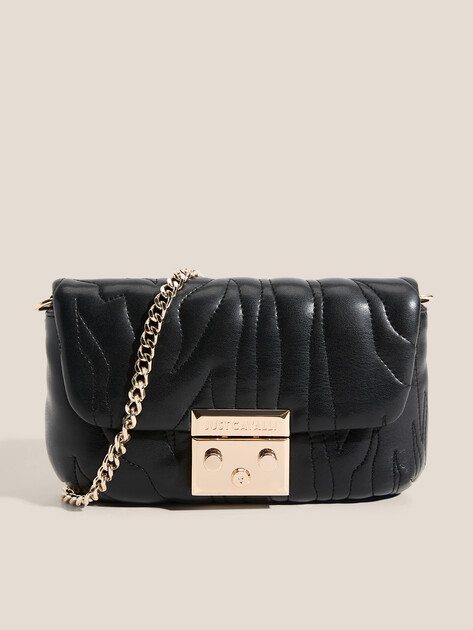 Кросс-боди JUST CAVALLI JC E_QUILTED ZEBRA  - STYLE 11, Артикул 79RA5PE9, черный | 4691373. Ракурс 1