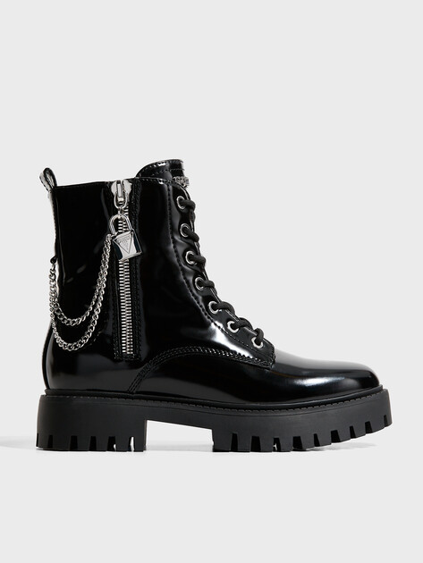 Женские ботинки GUESS FIORELO, Артикул FLTFROELE10, черный | 4693692. Ракурс 1