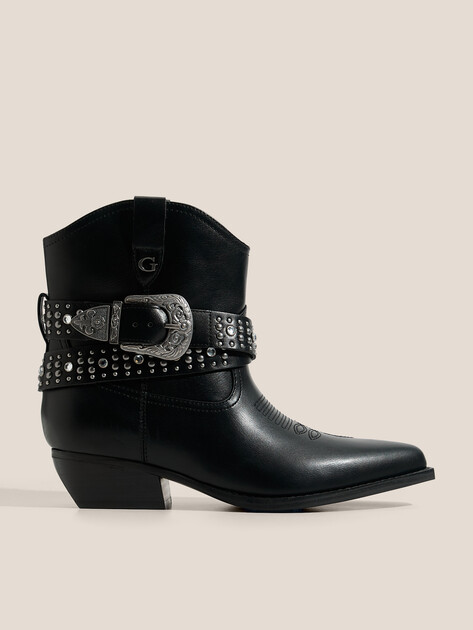 Казаки GUESS LANSLY FLTLSYELE10 ЧЕРНЫЙ купить в Санкт-Петербурге