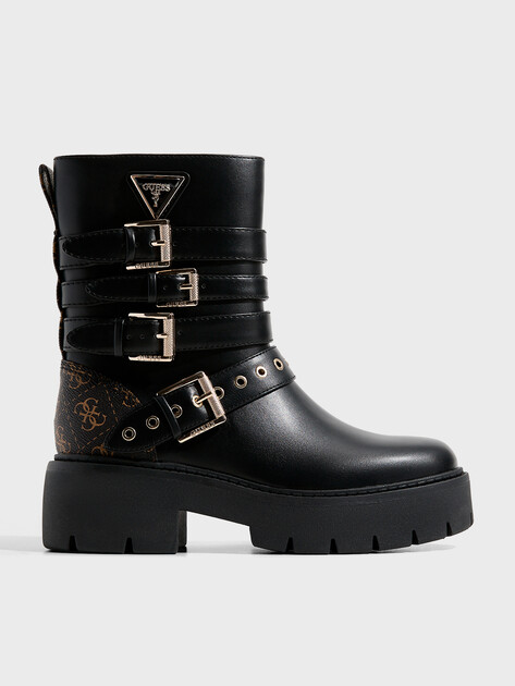 Женские ботинки GUESS SALVO, Артикул FLTSVOFAL10, черный | 4693866. Ракурс 1