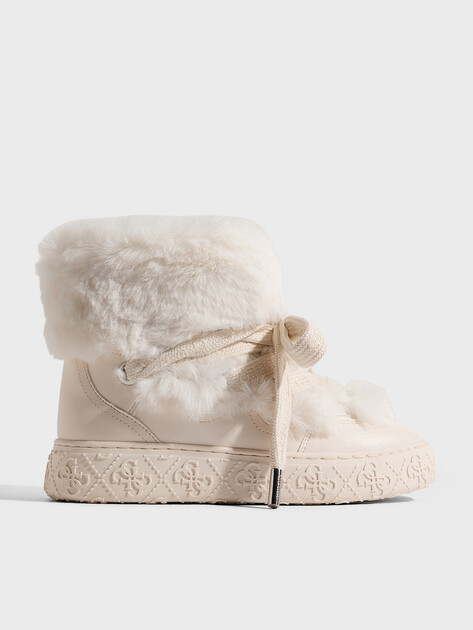 Женские ботинки GUESS UNEEK, Артикул FLFUEKFUR10, молочно-белый | 4696704. Ракурс 1