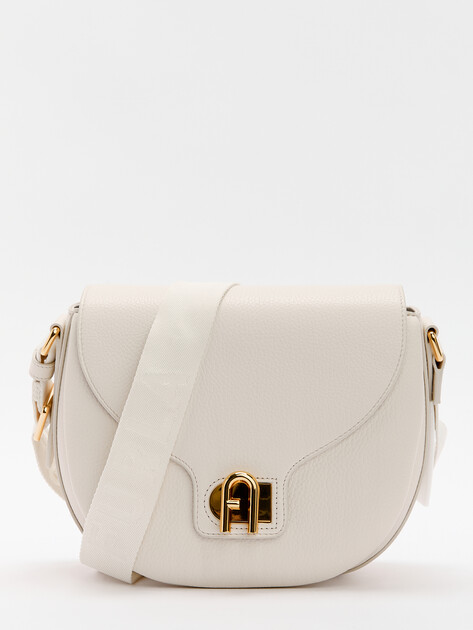 Женская сумка  FURLA, Артикул FURLA LOTUS S CROSSBODY, белый | 4700312. Ракурс 1