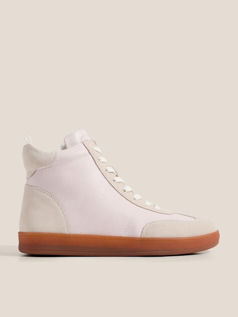 Женские высокие кеды MAISON DAVID, Артикул TMH3075F-1, бледно-розовый | 4705957. Ракурс 1