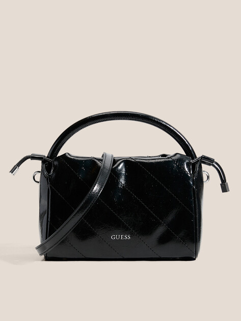 Женская сумка  GUESS AMYS DRAWSTRING CROSSBODY, Артикул HWMY9659160, черный | 4712499. Ракурс 1