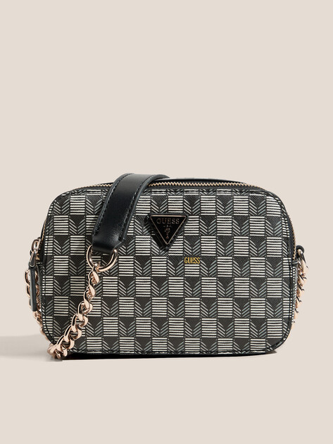 Кросс-боди GUESS G WAVE II CAMERA CROSSBODY, Артикул HWJT8681140, черный | 4712682. Ракурс 1