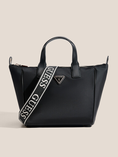 Женская сумка  GUESS FOLLIE SMALL TOTE, Артикул TWNN9676019, черный | 4712701. Ракурс 1
