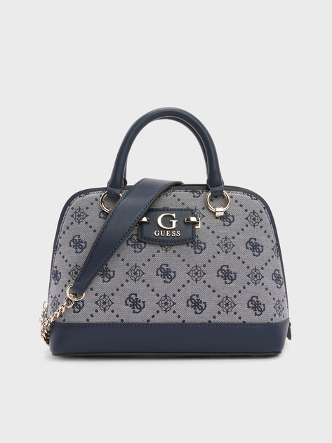 Женский тоут GUESS NEDA DOME SATCHEL, Артикул HWJP9654050, светло-серый | 4712987. Ракурс 1