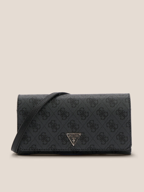 Кросс-боди GUESS NOELLE II XBODY FLAP ORGANIZER, Артикул HWBG9672750, темно-серый | 4713171. Ракурс 1