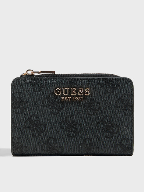 Женское портмоне GUESS LAUREL II SLG ZIP ARND CRD CSE, Артикул SWSG7459156, темно-серый | 4713564. Ракурс 1