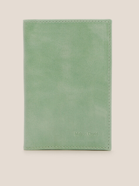 Обложка для паспорта MAISON DAVID, Артикул PASSPORT COVER, фисташковый | 4715369. Ракурс 1