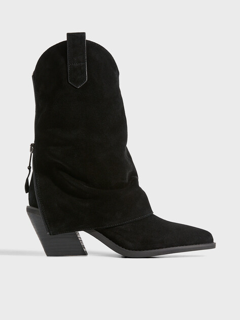 Женские высокие казаки TENDANCE, Артикул CLF785K-07, черный | 4717670. Ракурс 1
